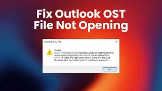 How to Fix Outlook OST File When the OST File Cannot Be Opened
