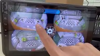 How to Calibration 10 inch Touch Screen 360 surrounding Camera kit from Lintech Kysail