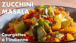Indian Recipe Zucchini Masala 𑁍 Pankaj Sharma