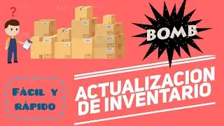 🌀Cómo ACTUALIZAR EL INVENTARIO 📋 Actual en Excel. ✅ Fácil y Rápido