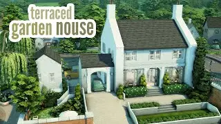 terraced garden house \\ The Sims 4 speed build