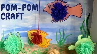 DIY Pom-Pom Craft | School craft | Back to school |