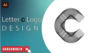 Letter C Logo Design|Simple|Easy|Beginner
