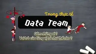 Data team trong thực tế gồm những ai? Vai trò của mỗi vị trí là như thế nào ?