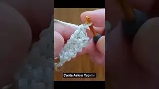 Knit in 5 minutes! How to make a fast-moving bag strap pattern?