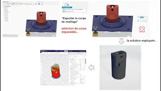 Fusion 360 - Export STL -  Exporter le corps du maillage - résolu
