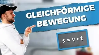 Physik Grundlagen || Gleichförmige Bewegung verstehen ! || Physik für Mediziner