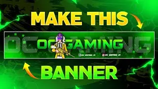 How To Create Gaming Banner In Pixellab || How To Make a Youtube Bnnner