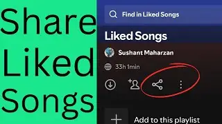 How To Share Liked Songs On Spotify Mobile In Seconds!