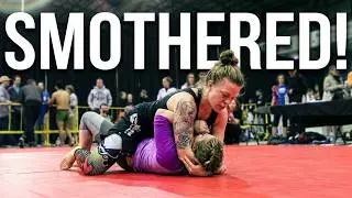 Women's Brazilian Jiu Jitsu Grappling Match - Big Smothering Performance