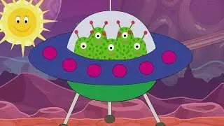 5 Little Men in a Flying Saucer, Nursery rhyme for babies and toddlers
