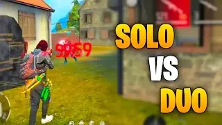 SOLO VS DUO || Free Fire Ranked Game || #freefire #totalgaming