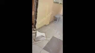 Первые кадры обстрела школы