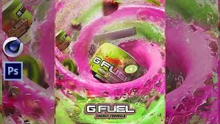 Tutorial: 3D Poster Advertisement  | Cinema 4D & Photoshop by Qehzy