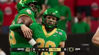 College Football Playoff Simulation Week 10 7 Ohio State vs 1 Oregon