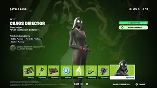 FORTNITE BATTLE PASS CHAPTER 2 REMIX PAGE 1 CLAIM CHAOS DIRECTOR