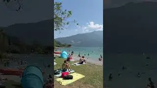 Garda beach, Italy 🇮🇹 #italy #travel #gardalake