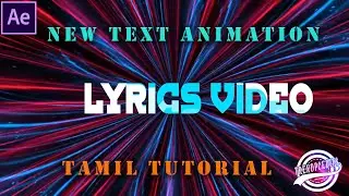 Text Animation in After Effects - After Effects Tutorial ➡Tamil Tutorial➡Trendpc edits