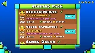 Geometry Dash| Map Packs: Electro Pack