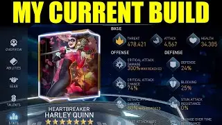 My Current Heart Breaker Harley Quinn (HBHQ) Build Injustice 2 Mobile