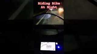 Riding Bike At Night | #bike #trending #viral #trendingshorts #viralshorts #bikelover #night #biker