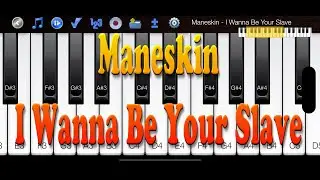 Maneskin - I Wanna Be Your Slave - How to Play Piano Melody