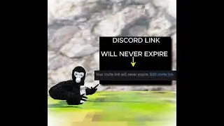 how to make your discord servers invite link never expire!!