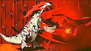 🟢DOMINATOR T-REX VS ALL DINOSAURS - Dinosaur Battle Dino Rumble: Jurassic War | iOS, Android