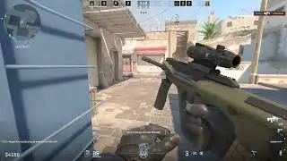 Counter-Strike 2 Aug on Dust 2