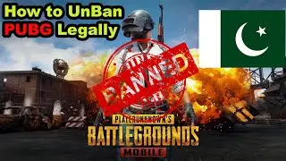 PUBG Banned in Pakistan | How to Unban Legally | PUBG MOBILE