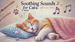 Soothing Sounds for Cats: 1 Hour of Soft Music to Relieve Feline Separation Anxiety 🐾🎶💕