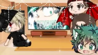 ||~Deku's bullies react to hero Deku// Реакция на героя Деку~||