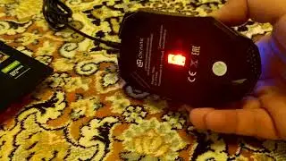 Игровая мышка Oklick 795G GHOST - демонстрация работы, смена подсветки