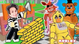 СТРОЮ ДОМ В ВИДЕ ФНАФ ЧТОБЫ ВЫЖИТЬ В РОБЛОКС | ROBLOX