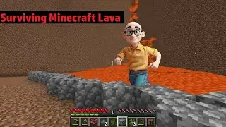 Can I Survive this Lava Flow? Minecraft Lava Survival