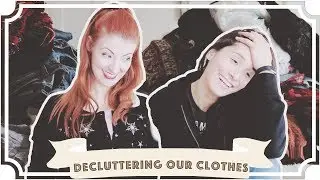 Extreme KONMARI Method Clothes Decluttering // Before & After Marie Kondo! [CC]