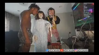 IShowSpeed Moving Doll Exorcism 😂