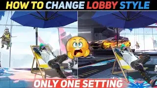 HOW TO CHANGE 🥵 FREE FIRE MAX LOBBY STYLE !! HOW TO CHANGE 🥵 LOBBY AFTER OB46 UPDATE