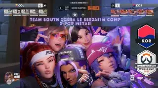 2023 Overwatch World Cup Team South Korea LE SSERAFIM Comp / K-Pop Meta!!