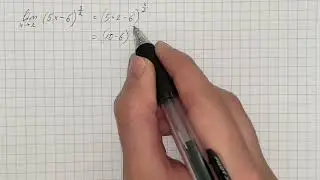 Evaluate the following limits, where c and k are constants.\lim_{x\to2}(5x-6)^{3/2} | Plainmath