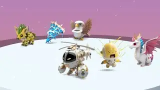 Animash New Creatures unlocked | Faught enemy with Unigon+Elecronaut+Robochopper