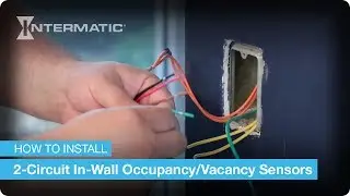 How to Install Intermatic DDR Series 2-Circuit Occupancy/Vacancy Sensors