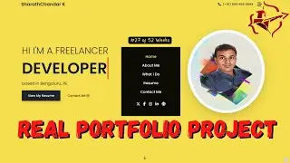 Build Your Own Responsive Personal Portfolio Website with HTML, CSS, and JavaScript