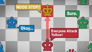 Obviously Teaming in 4 Player Chess...