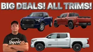 I Found BIG DEALS On All Trims Of 2024 Toyota Tundra!