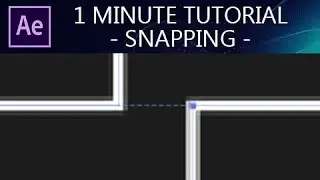 1 Minute Trick in After Effects - Snap Shapes