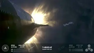 Starship’s Raptor engines have ignited during hot-staging separation | @SpaceX #IFT3