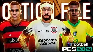 OPTION FILE PES 2021 (SETEMBRO/2024) | ATUALIZAÇÃO TEMPORADA 2025, UNIFORMES E TRANSFERÊNCIAS!