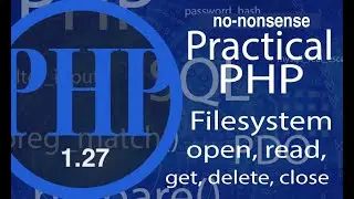 Advance Practical PHP | Filesystem - video #27