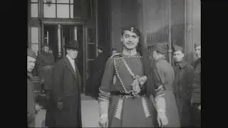 Konferencja wersalska – powitanie uczestników. Paryż, 1918